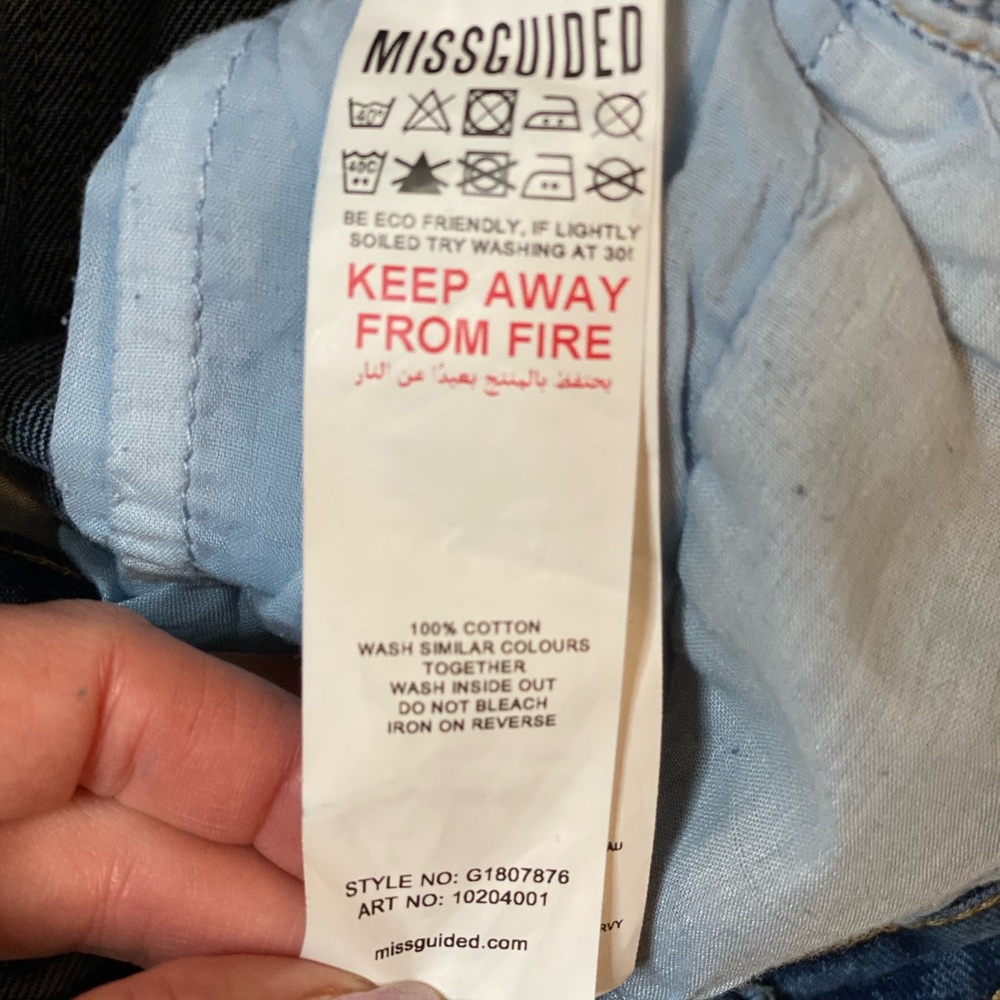 Missguided Riot High Rise Mom Guide Size 4 - Picture 5 of 6